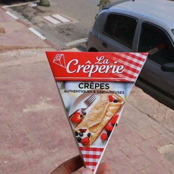 boîte crêpe traigle 50 pièces
