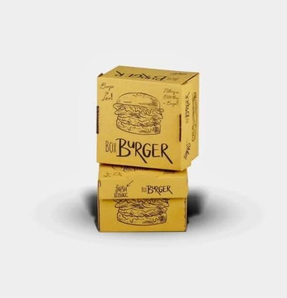 boîte burger imprimer 100 pièce